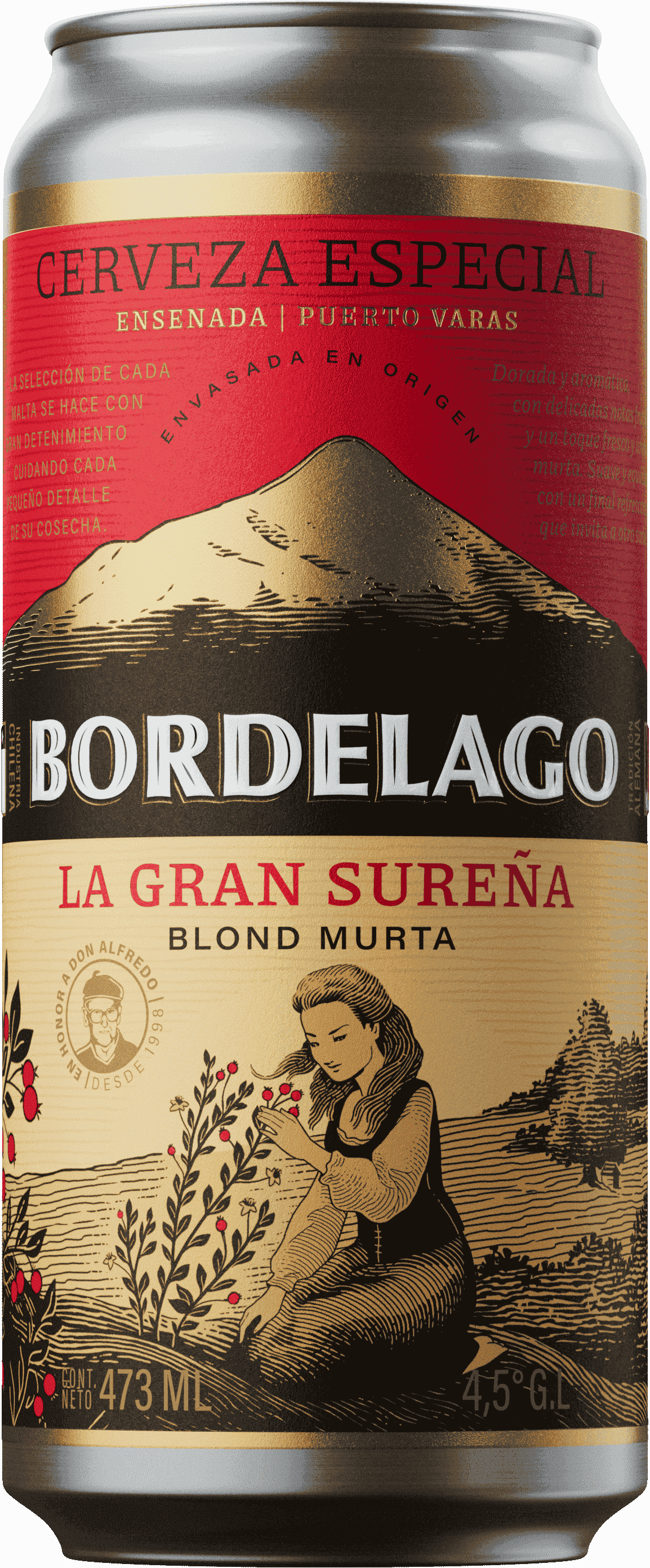 Cerveza Bordelago Blond Murta Lata