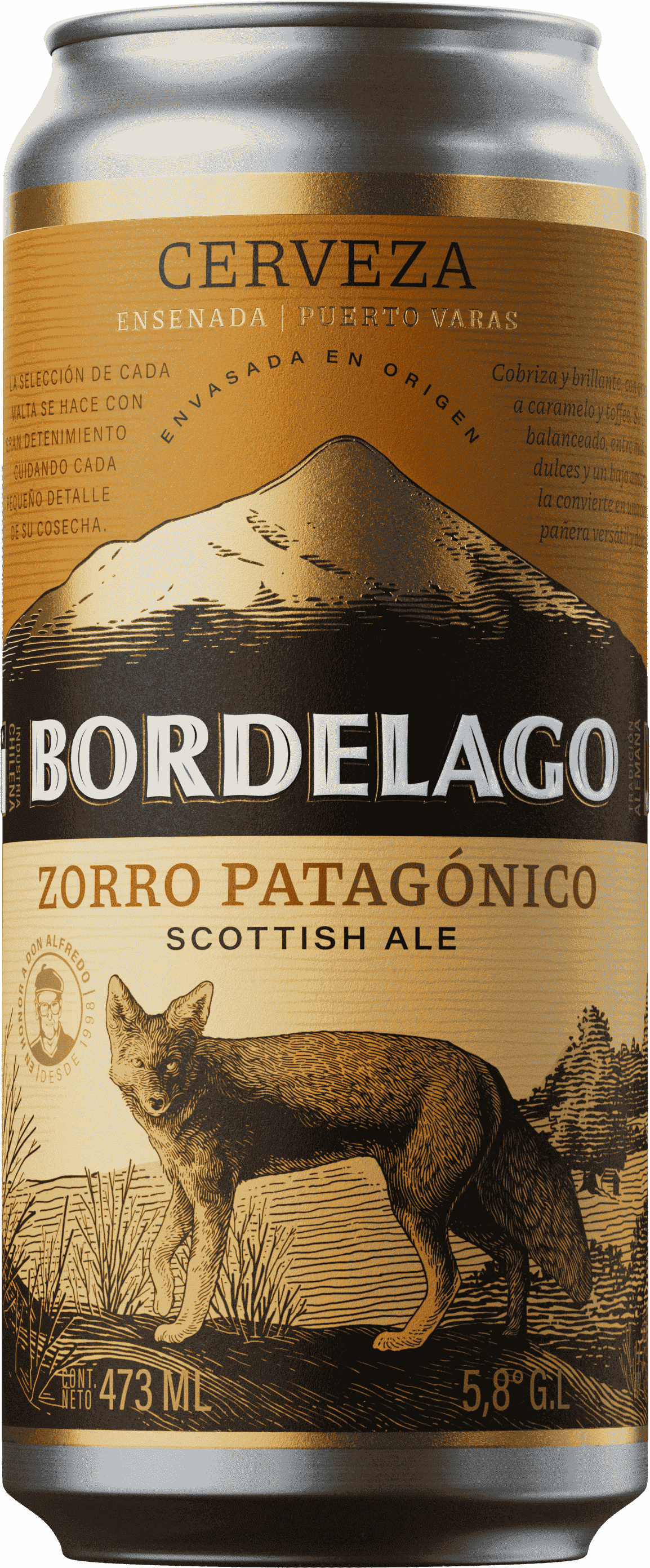 Cerveza Bordelago Scottish Ale Lata